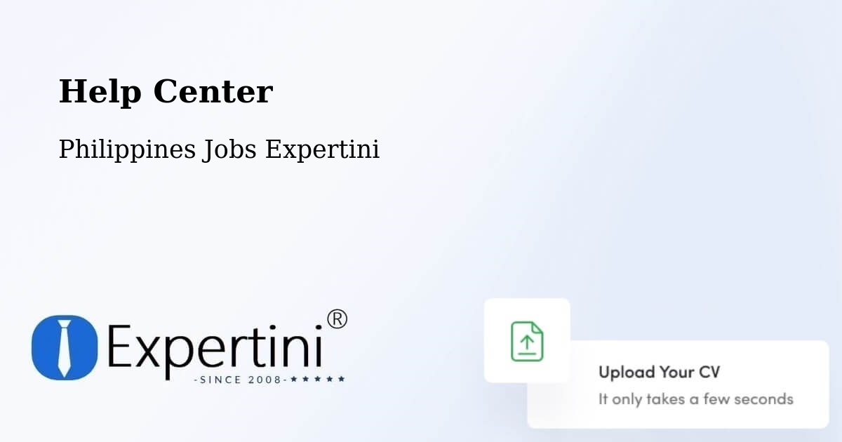 Help Center - Philippines Jobs Expertini