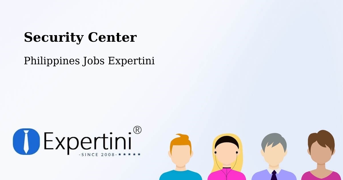 Security Center - Philippines Jobs Expertini